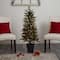 4.5ft. Pre-Lit Artificial Christmas Tree, Clear Lights